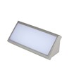 12W utomhus vägglampa - 1250lm, IP65, grå, 6400K, 26,5cm bredd