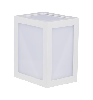 12W LED vägglampa - 1250lm, vit, varmvit, inkl. ljuskälla