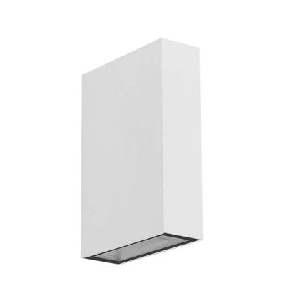 4W LED vägglampa - IP65, vit, 3000K, PC plast, inkl. ljuskälla