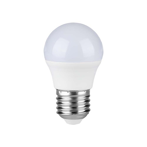 E27 4,5W LED klotlampa - G45, 6500K, 470lm, ersätter 40W