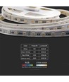 5m RGB+CCT 24W/m LED strip - RGB+2700-6500K, IP65, 24V