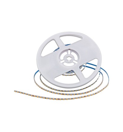 5m 9W/m LED-strip, 128 LED per meter - 24V, IP20, 3000K, 127lm/W