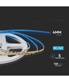 5m 9W/m LED strip, 128 LED per meter - 24V, IP20, 4000K, 127lm/W
