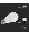 3 st. E27 10,5W LED lampa - A60, matt glas, 4000K, 1055lm, 3-pack