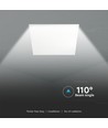 60x60 LED-panel, 36W - 120lm/W, 6400K, vit kant, 5 års garanti