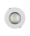 40W Ø22,1cm LED infällt panel - 105lm/W, COB LED, Hål: Ø20,7 cm, Mått: Ø22,1 cm, vit kant