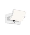 17W LED vägglampa med sensor - IP65, 2580lm, vit, 4000K, PIR sensor
