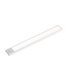 30cm 1,5W LED skåpsbelysning med PIR sensor - 5V, 110lm, 3000K, uppladdningsbar, silver, magnetisk montering
