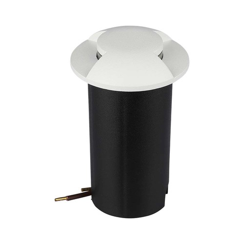 1W LED markspot, 12V - IP67, 3000K, varmvit, Ø6cm, Hål: Ø4,3 cm