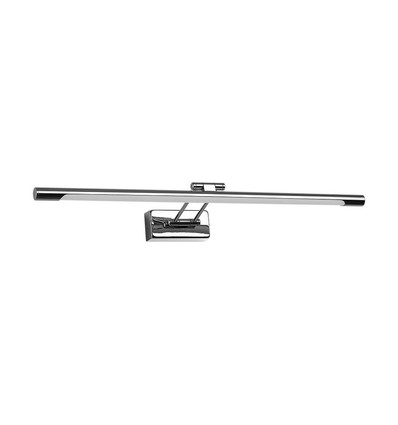 64cm tavel/spegellampa 12W LED - Krom, 3000K, vinklingsbar, inkl. ljuskälla