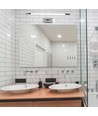 64cm tavel/spegellampa 12W LED - Krom, 3000K, vinklingsbar, inkl. ljuskälla