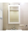 64cm tavel/spegellampa 12W LED - Krom, 3000K, vinklingsbar, inkl. ljuskälla