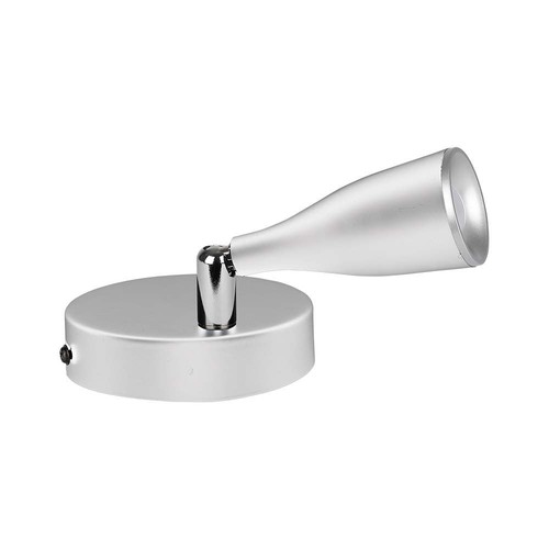 4,5W LED vägglampa - 420lm, 3000K, vit, inomhus