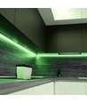 5m 3,2W/m stänksäker LED strip - Grönt ljus, IP65