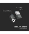 USB-C till USB adapter - Audio connector, vit