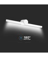 10W LED badrums- / spegelarmatur - IP65, 61cm, vit