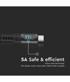 1m USB till Type C kabel - Svart, för hemmet och kontoret