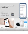 Utomhus WiFi PTZ solcellskamera - 360°, Full HD, IP65, svart