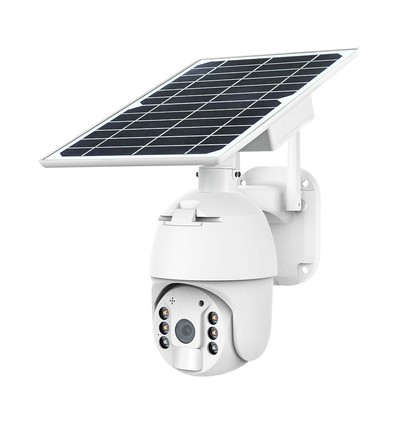 WiFi HD Smart Solar PTZ kamera med solceller - 2MP, IP65, PIR sensor, 360° rotation, Smart Life app