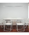 120cm 40W LED linjär armatur med Samsung chip - Silver, 6400K, 120°, inkl. vajerupphäng