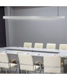 120cm 40W LED linjär armatur med Samsung chip - Silver, 6400K, 120°, inkl. vajerupphäng
