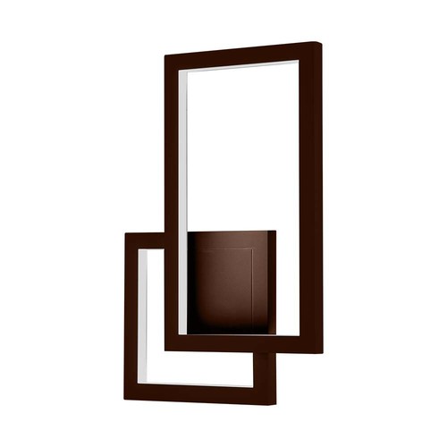 20W modern LED vägglampa - Cortenfärgad, 360°, 2400lm, IP20, 3000K, inkl. ljuskälla