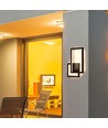 20W modern LED vägglampa - Cortenfärgad, 360°, 2400lm, IP20, 3000K, inkl. ljuskälla
