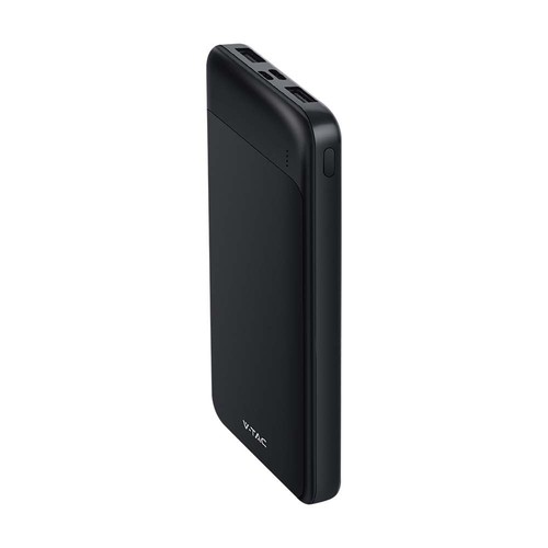 10000mAh Powerbank, 22.5W - Svart, 2x USB-C, Li-Pol, Fast Charger