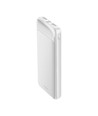 10000mAh Power Bank, 22.5W Fast Charger - Vit, Aluminium, 2x USB, 1x Type-C, Li-Pol