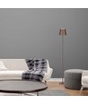 4W LED golvlampa, laddningsbar - IP54, Cortenfärgad, touch dimbar, justerbar höjd 50-130cm, USB-laddning