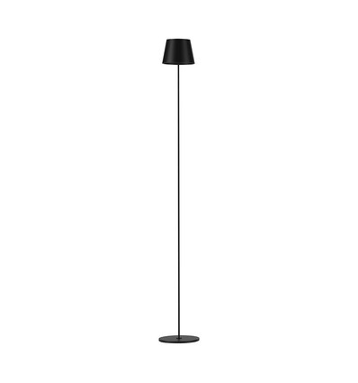 4W LED golvlampa, laddningsbar - Touch dimbar, USB, IP54, svart, höjdjusterbar 50-130cm, inkl. ljuskälla