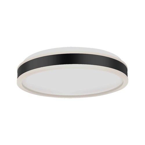 42W LED Designer Lampa - TRIAC Dimbar, 4000K Svart, Rund