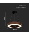 50W LED pendellampa TRIAC dimbar 4000K, Cortenfärgad