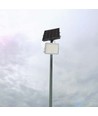 VT LED Solstrålkastare 120W - 6400K, 12000 mAh Batteri, 3m Kabel, Smart IR Fjärrkontroll, Snabbladdning, Vit
