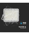 120W Solcells LED strålkastare med 15W panel - 1200lm, IP65, 4000K, inkl. fjärrkontroll och 3m kabel