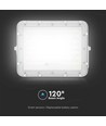120W Solcells LED strålkastare med 15W panel - 1200lm, IP65, 4000K, inkl. fjärrkontroll och 3m kabel