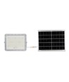 180W LED solcellsstrålkastare, 4000K - Inkl. 20W solcellspanel, IP65, fjärrkontroll, vit