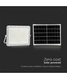 180W LED solcellsstrålkastare, 4000K - Inkl. 20W solcellspanel, IP65, fjärrkontroll, vit