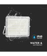 180W LED solcellsstrålkastare, 4000K - Inkl. 20W solcellspanel, IP65, fjärrkontroll, vit