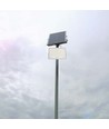 30W Solcells LED strålkastare med fjärrkontroll - 2600lm, IP65, 4000K, inkl. solpanel och batteri
