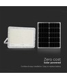 30W Solcells LED strålkastare med fjärrkontroll - 2600lm, IP65, 4000K, inkl. solpanel och batteri