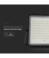 20W solcellsstrålkastare med sensor och fjärrkontroll - 1800lm, IP65, 6400K, svart hölje