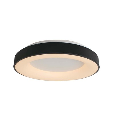49W LED dekorativ taklampa, dimbar - Ø60cm, 106lm/W, svart, 3000K, Triac dimbar