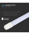 120cm / 18W T8 LED rör - Nano-plast, 103lm/W, IP20