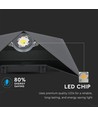 5W LED vägglampa - IP65, svart, 110lm/W, 17,5x17,5cm, aluminium, inkl. ljuskälla