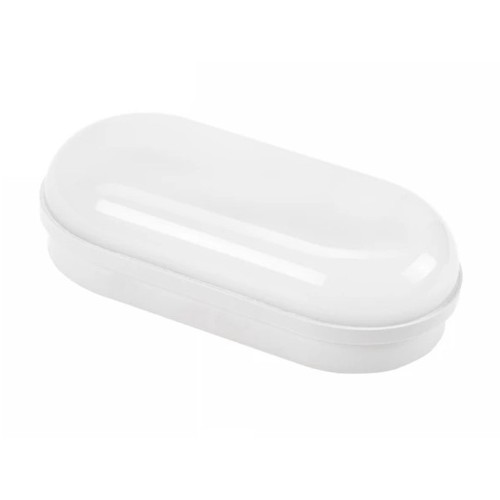 8W LED Technic vägglampa - IP54, IK10, oval, vit, inkl. ljuskälla