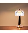 1W uppladdningsbar LED bordslampa, French Gold - 3-i-1, 1800mAh batteri, IP20, 13,5x26,5cm