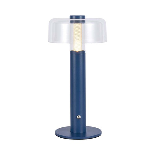 1W uppladdningsbar LED bordslampa - Violett, dimbar, 3000K, USB laddning, 30cm hög