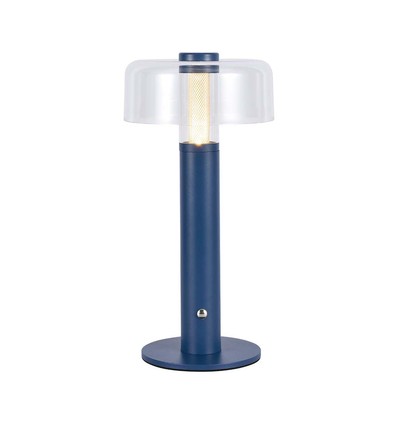 1W uppladdningsbar LED bordslampa - Violett, dimbar, 3000K, USB laddning, 30cm hög
