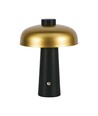 3W uppladdningsbar LED bordslampa - Touch dimbar, 3-i-1 CCT, guld/svart, inkl. USB-kabel
